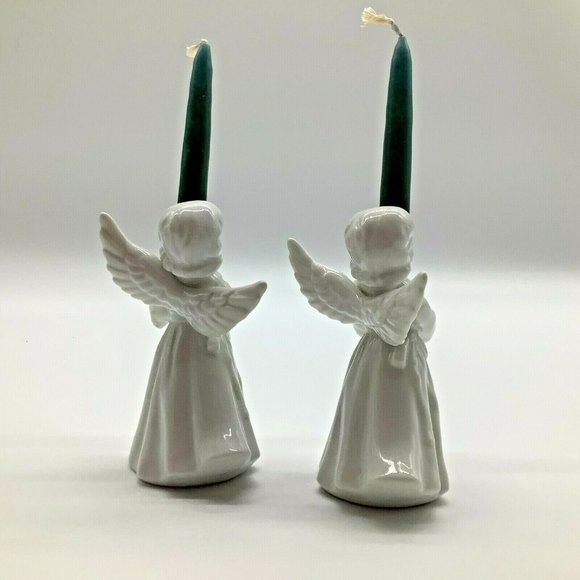 Angel Candleholders, Made in Japan - Picture 4 of 7